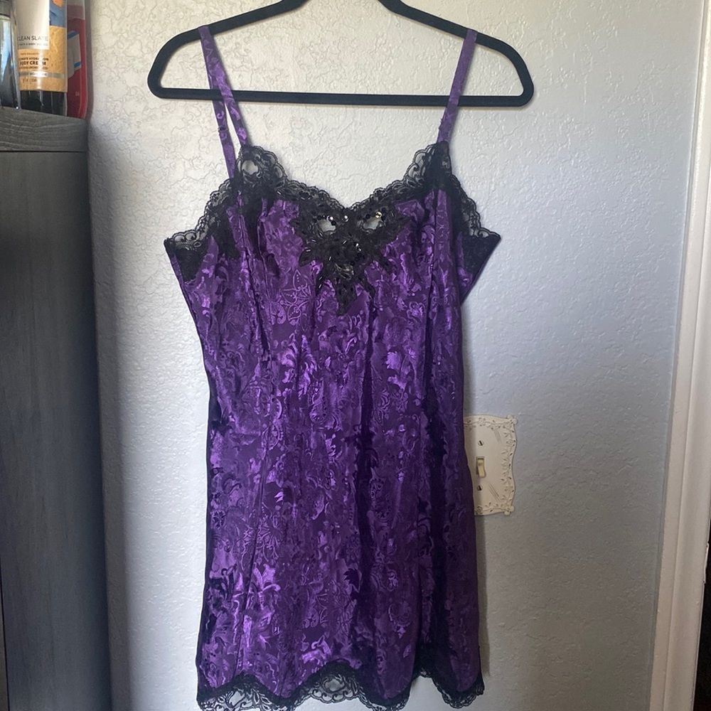 Victoria's Secret vintage purple lace nightgown
